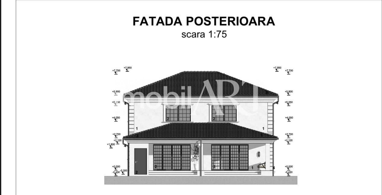 Teren - 1500 mp, utilități , proiect casa  și autorizație de construcție