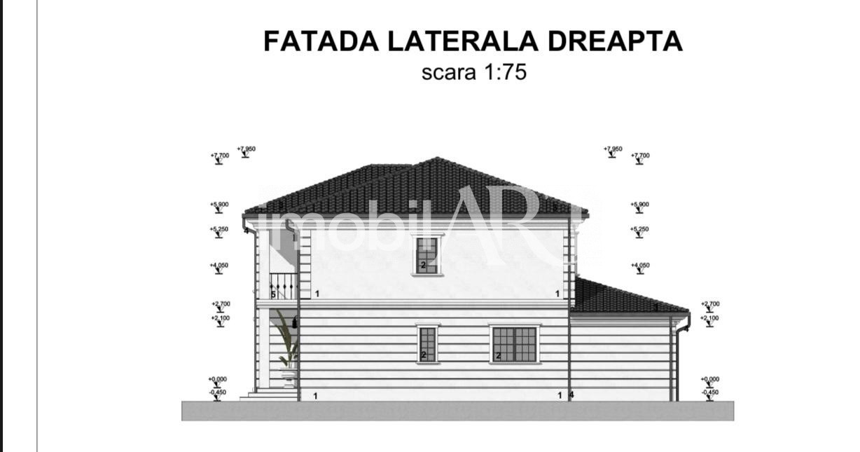 Teren - 1500 mp, utilități , proiect casa  și autorizație de construcție