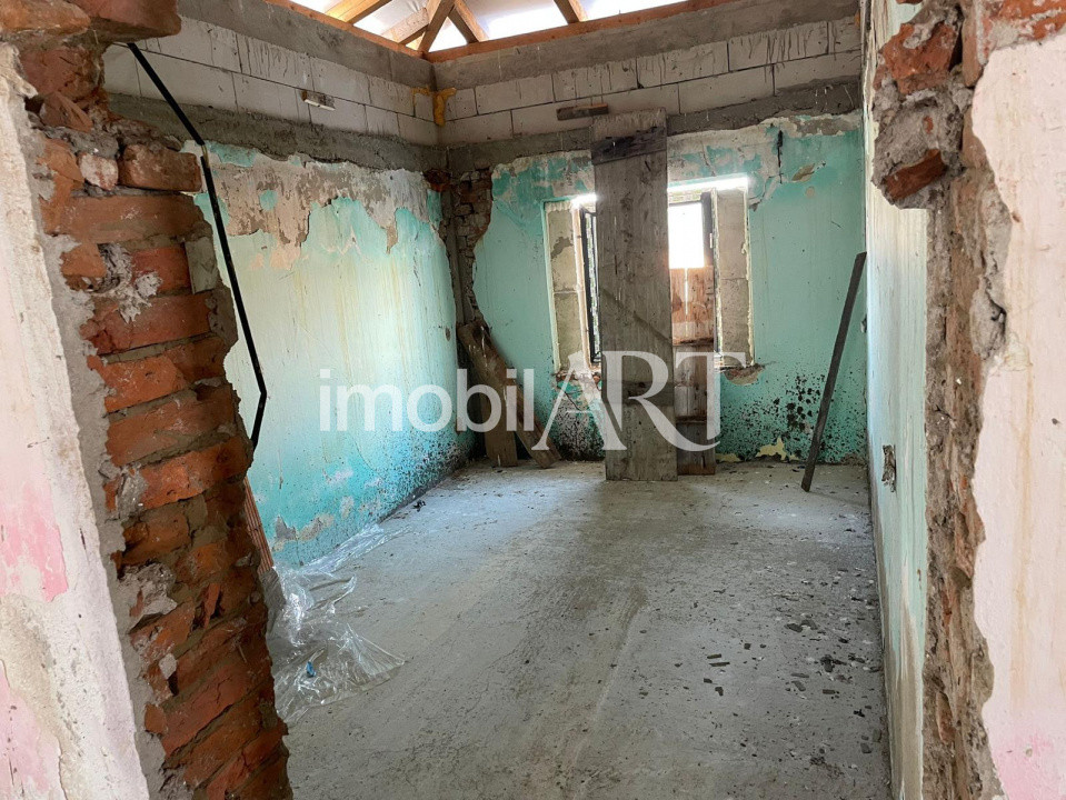 Casă stil mediteranean, 100 mp utili, teren 869 mp – Cetan, jud. Cluj