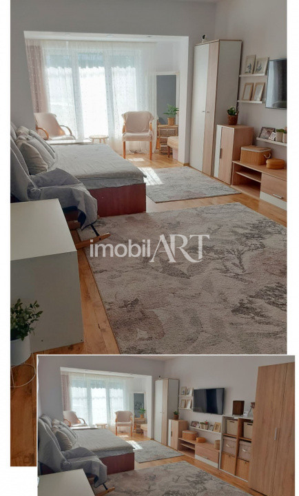 Apartament 3 camere, 2 băi, parter, Strada Crangului .