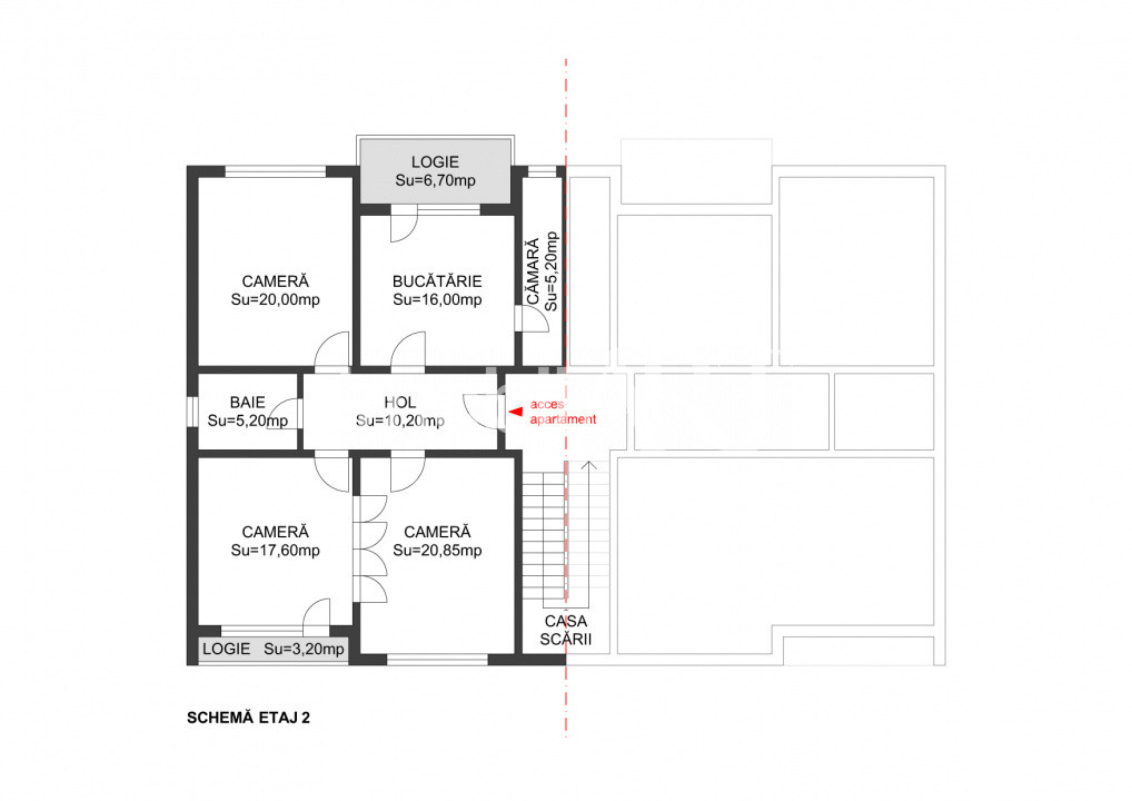 Apartament rar pe piață - la un minut distanta de zona zero a Dejului 